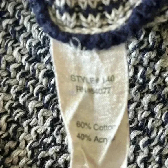 Cabi Oversized Long Sleeve Hi-Low Heavy Knit Pullover Sweater Fitted Sleeves XS - Picture 11 of 11